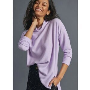 ANTHROPOLOGIE Theresa Tunic Top Lavender Purple Women’s Size XS